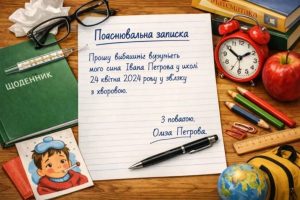Як написати пояснювальну записку в школу: зразки та правила