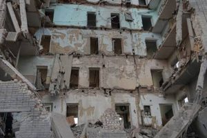 День жалоби в Ізюмі за загиблими від авіаудару